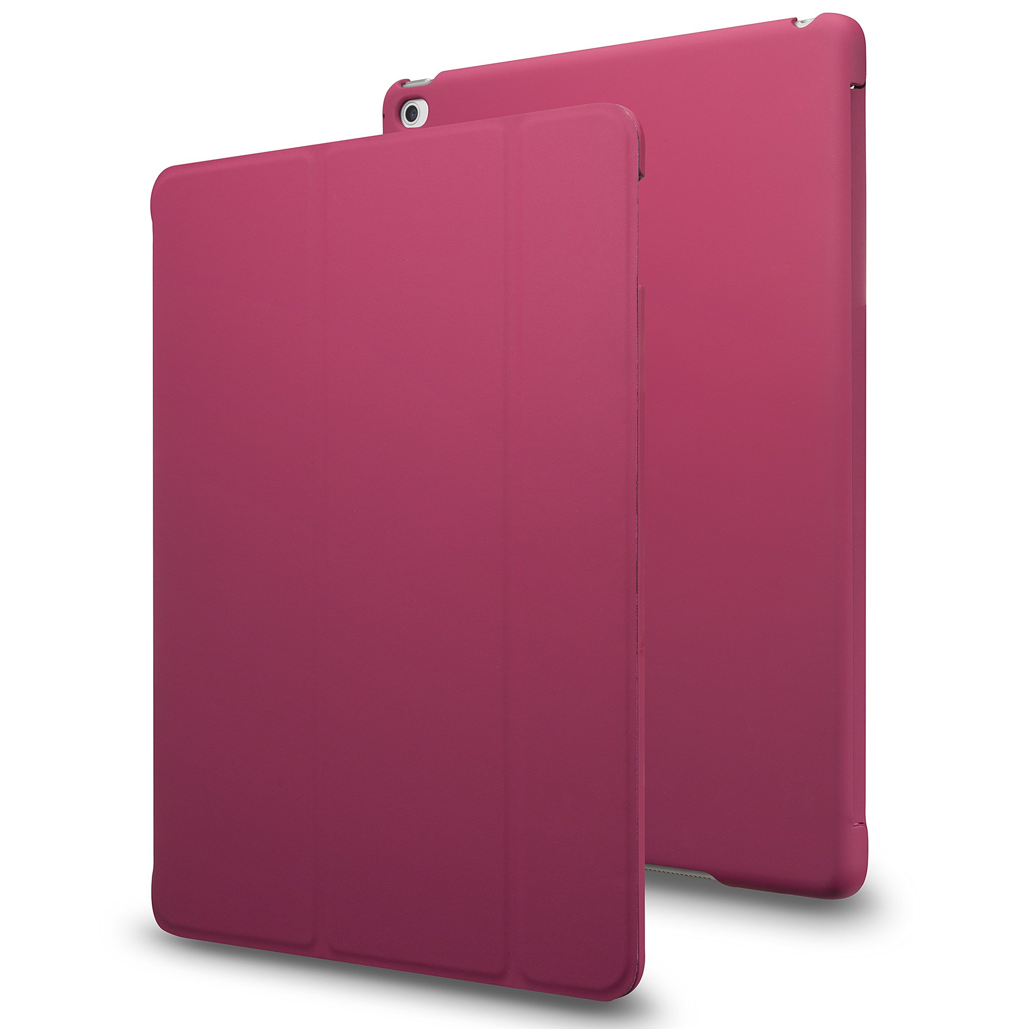 iPad Pro case, INVELLOP Hot Pink [Slim Fit] Case Cover for Apple